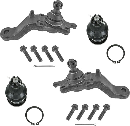 TRQ Front Driver & Passenger Side Ball Joint Set for Sequoia