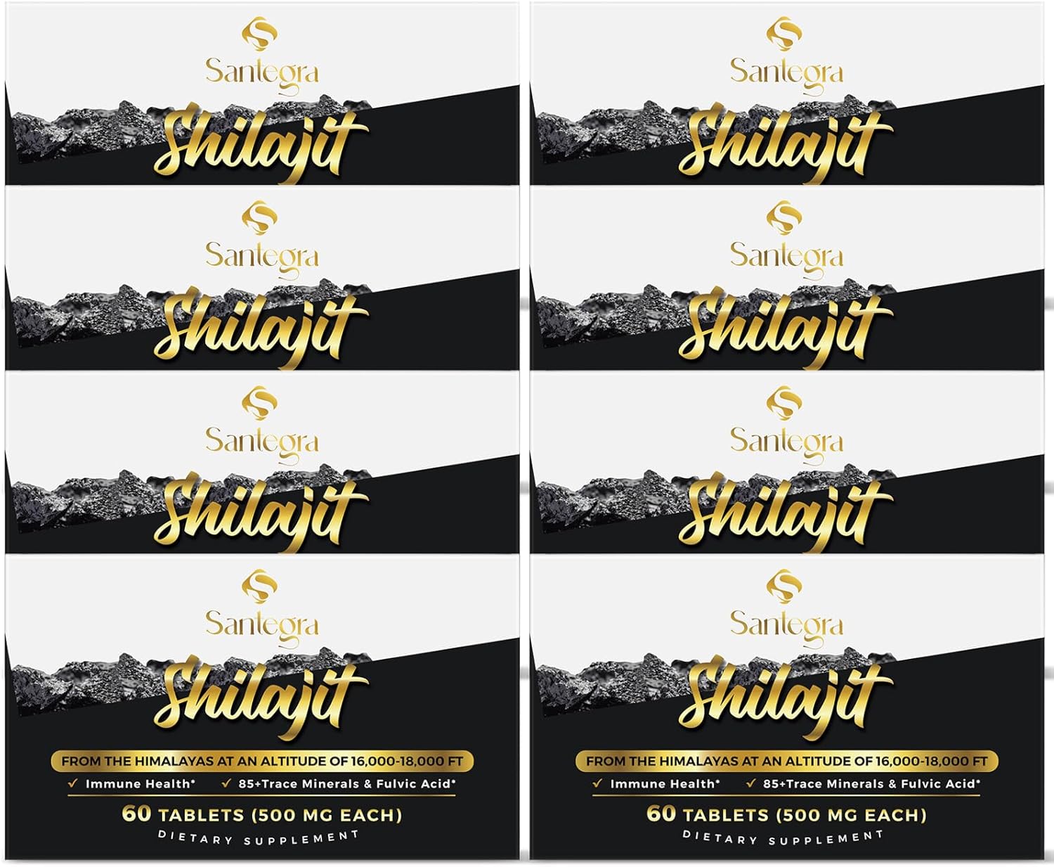 30,000 MG Shilajit Tablets for Energy and Immune Support