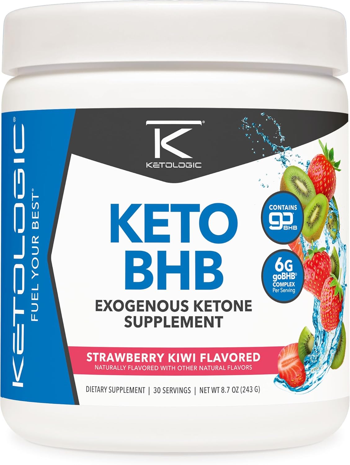 Ketologic Keto BHB Exogenous Ketone Supplement - 30 Servings