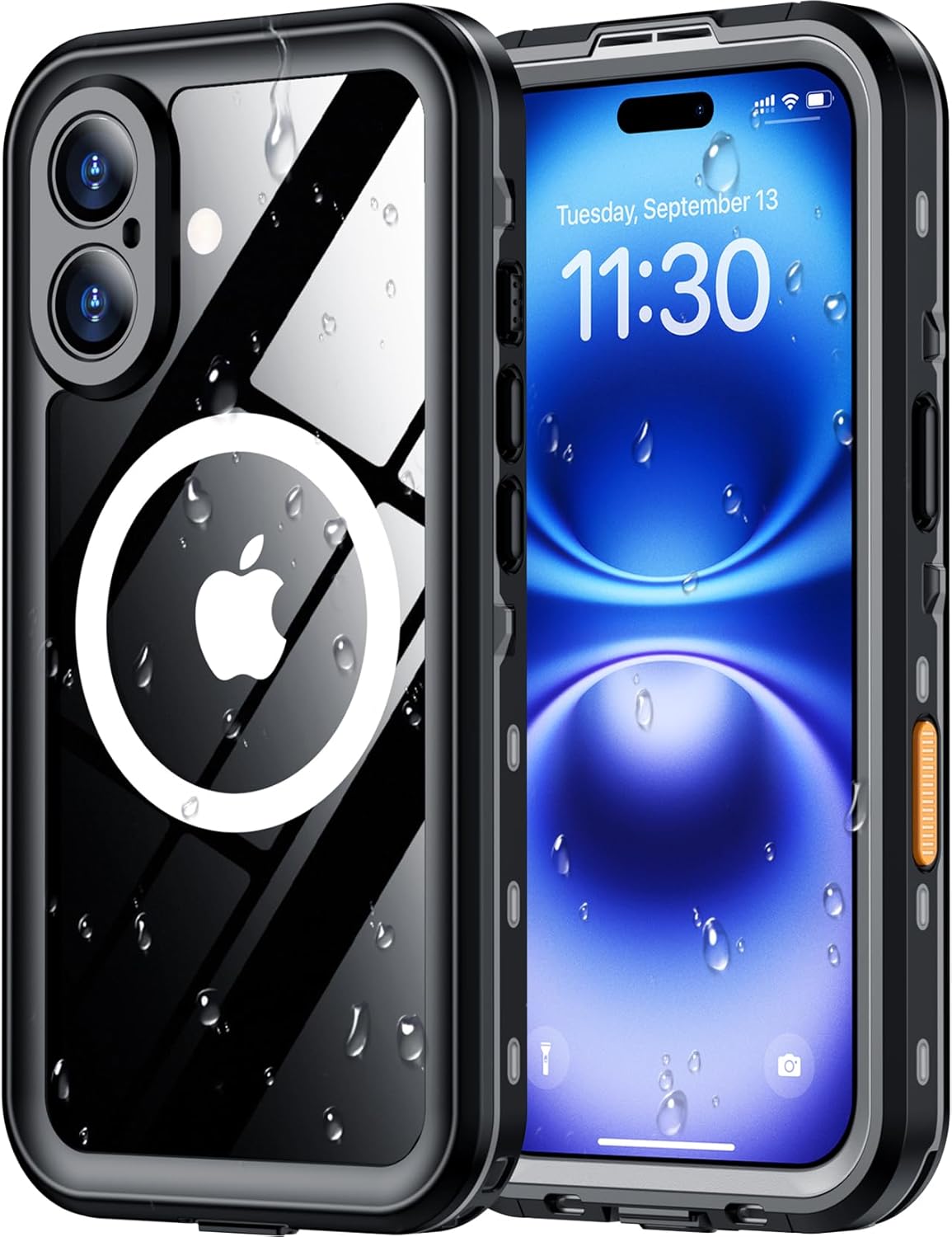 Red2Fire Waterproof iPhone 16 Case with Screen & Camera Protection