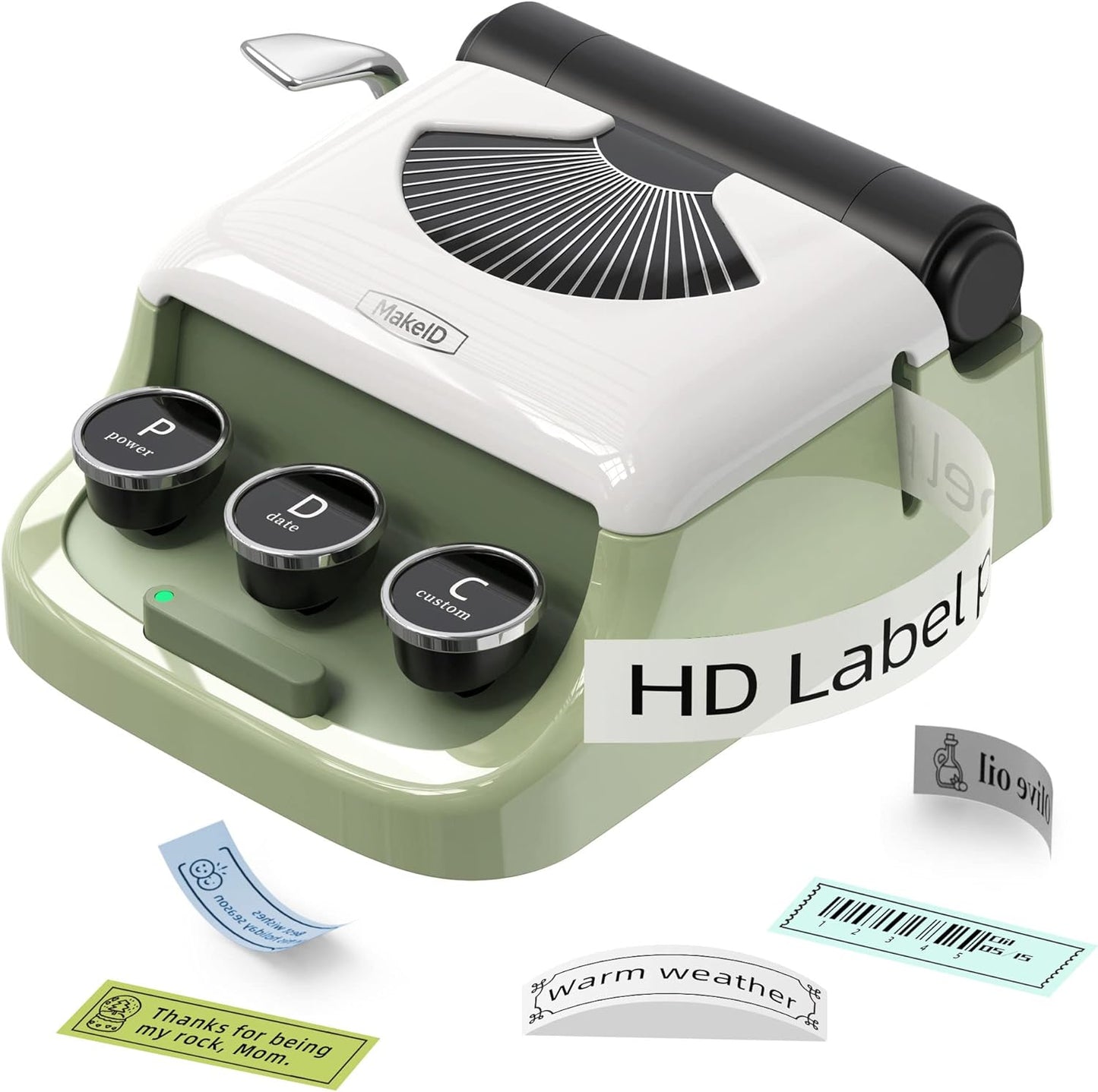 Portable Bluetooth Label Maker - Clear Prints, Custom Fonts