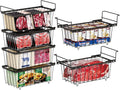iSPECLE Freezer Organizer Bins - Extendable Chest Freezer Baskets