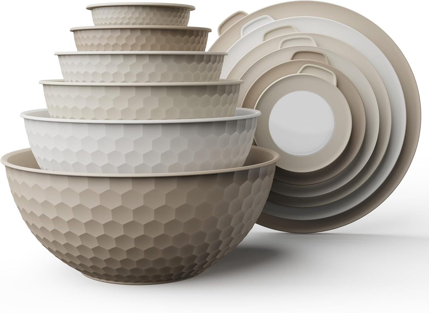 Mixing Bowls with Lids - 12 Piece Set for Food Prep and Storage