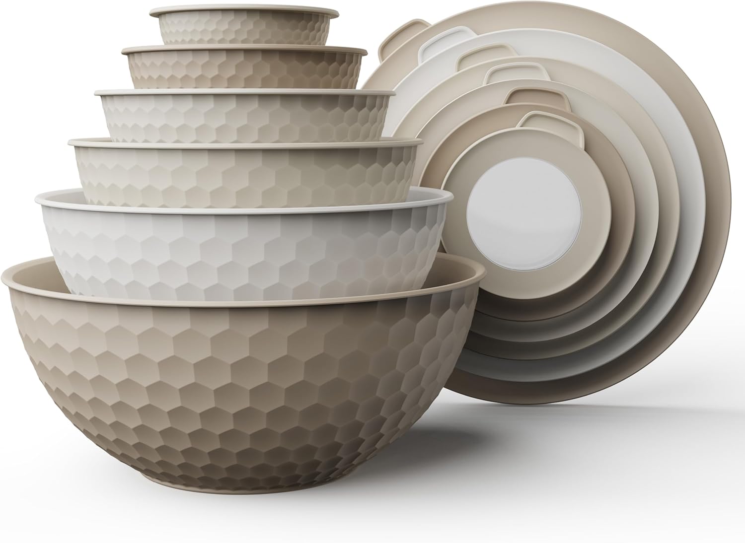 Mixing Bowls with Lids - 12 Piece Set for Food Prep and Storage