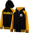 Ultra Game Youth NFL Official Super Soft Full Zip Varsity Hoodie