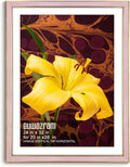 Suede 24x32 Frame Pink - Elegant Poster Frame with Mat