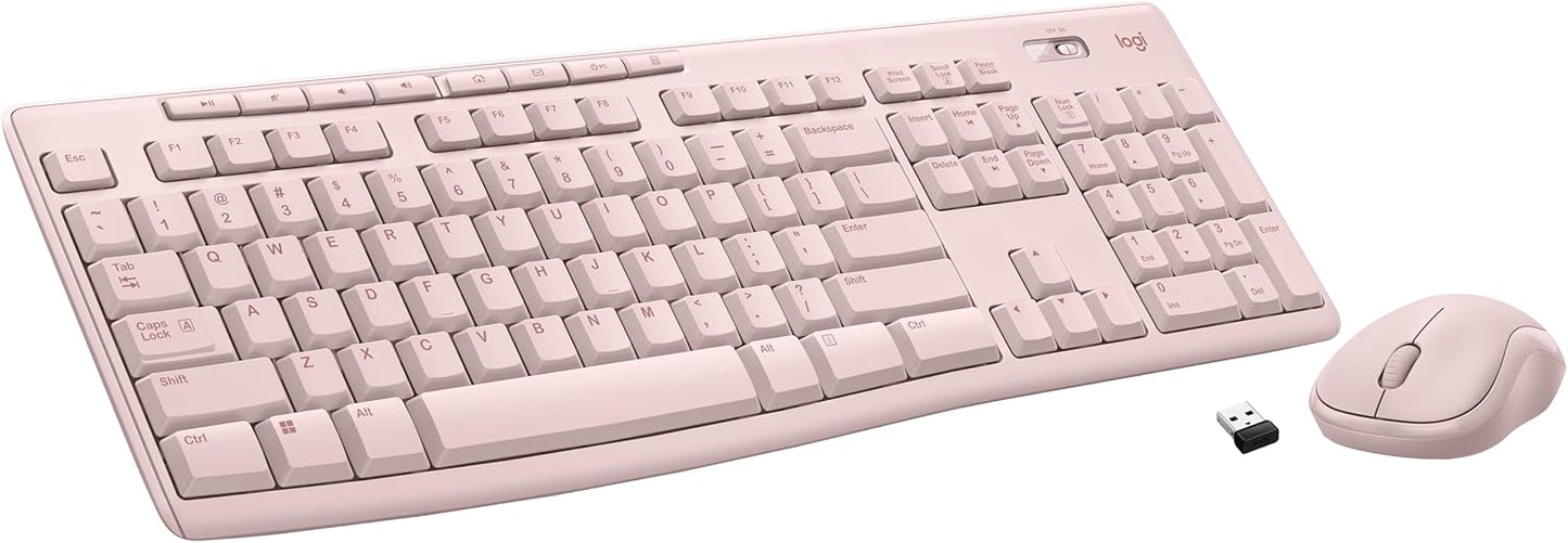 Logitech Wireless Keyboard & Mouse Combo - 2-Year Battery Life