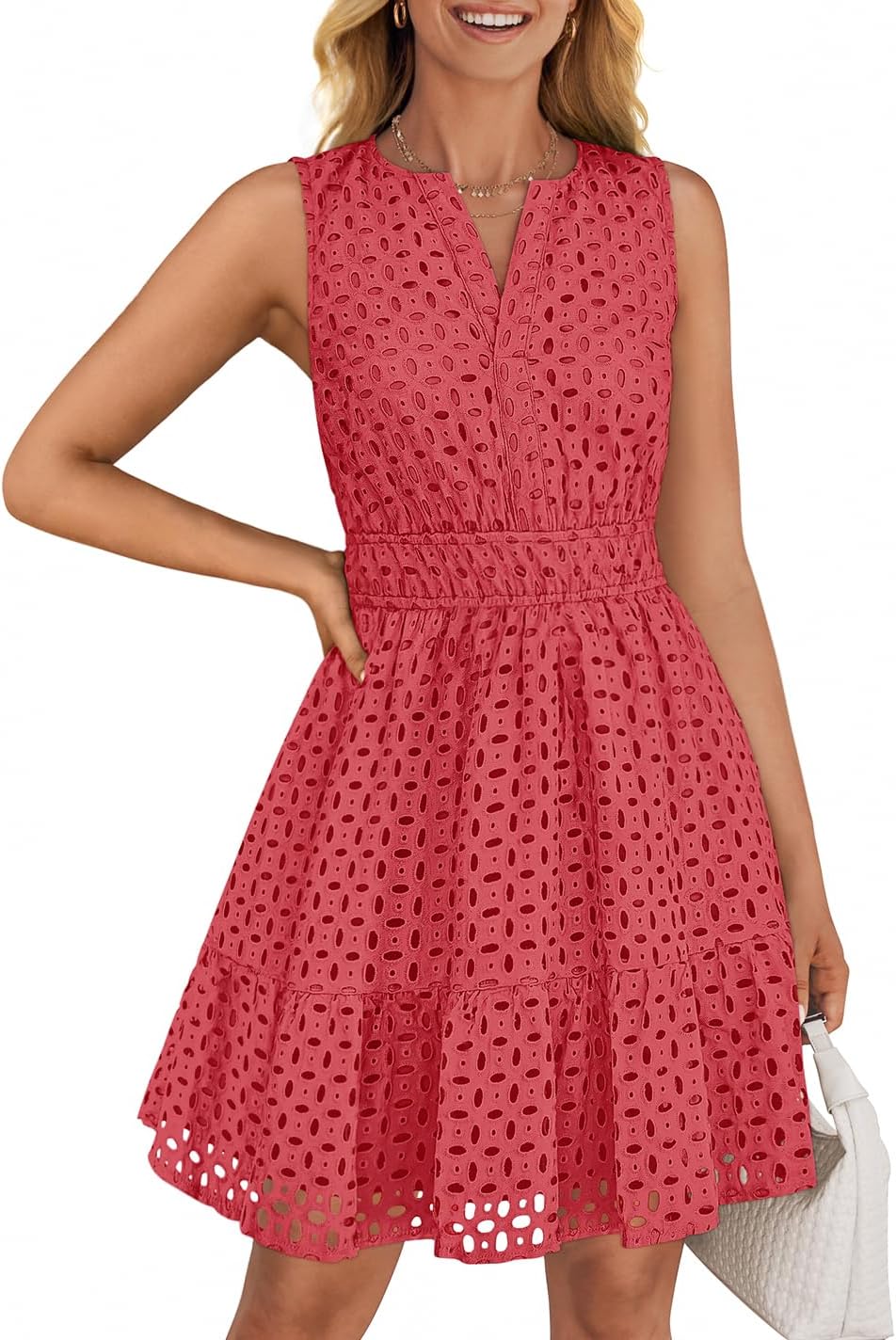ZESICA Women's Summer Sleeveless Mini Dress for Any Occasion