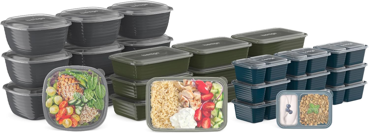 Bentgo Prep 60-Piece Variety Meal Prep Kit for Healthy Eating