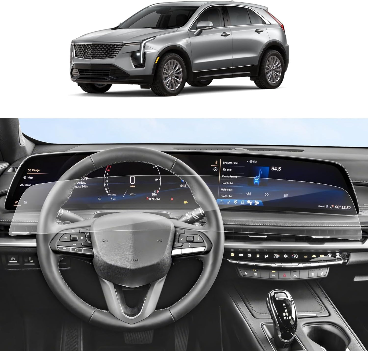 Premium Screen Protector for 2025 2026 Cadillac CT5 & XT4