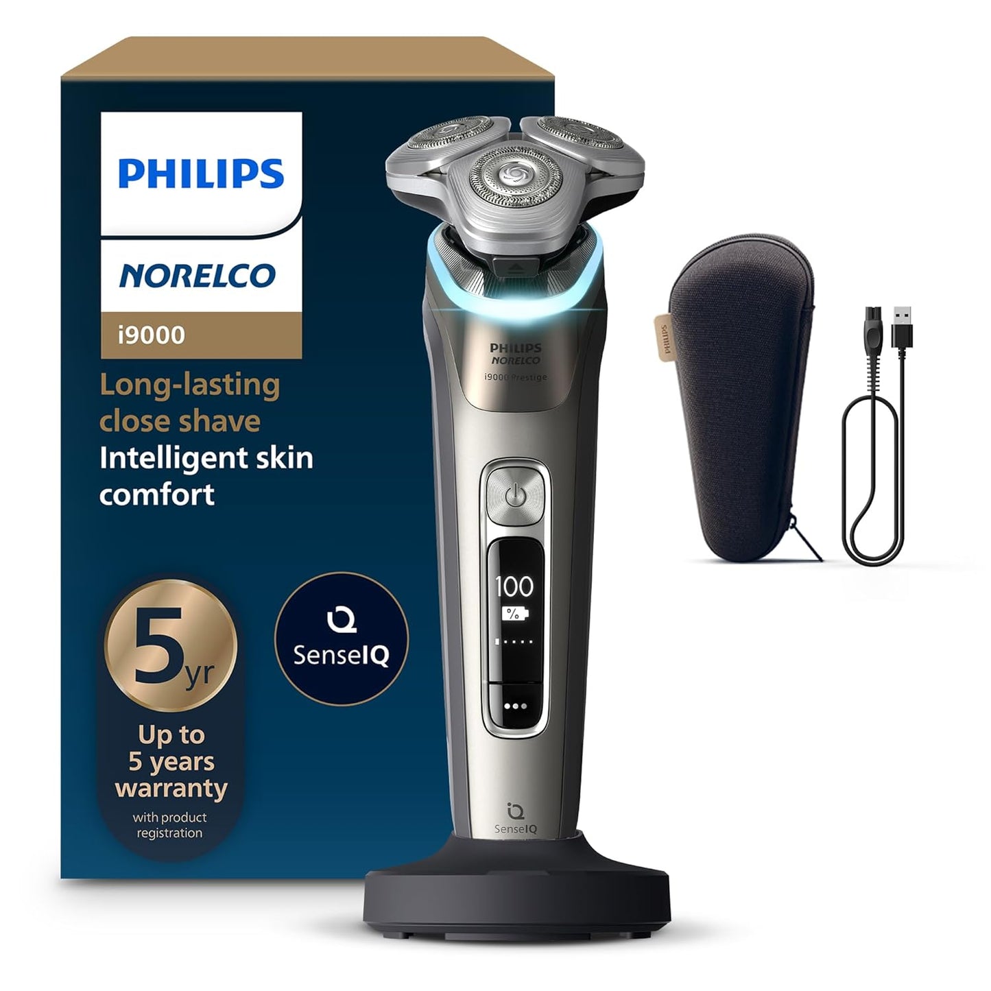 Philips Norelco Shaver i9000 Prestige - Ultimate Shaving Experience