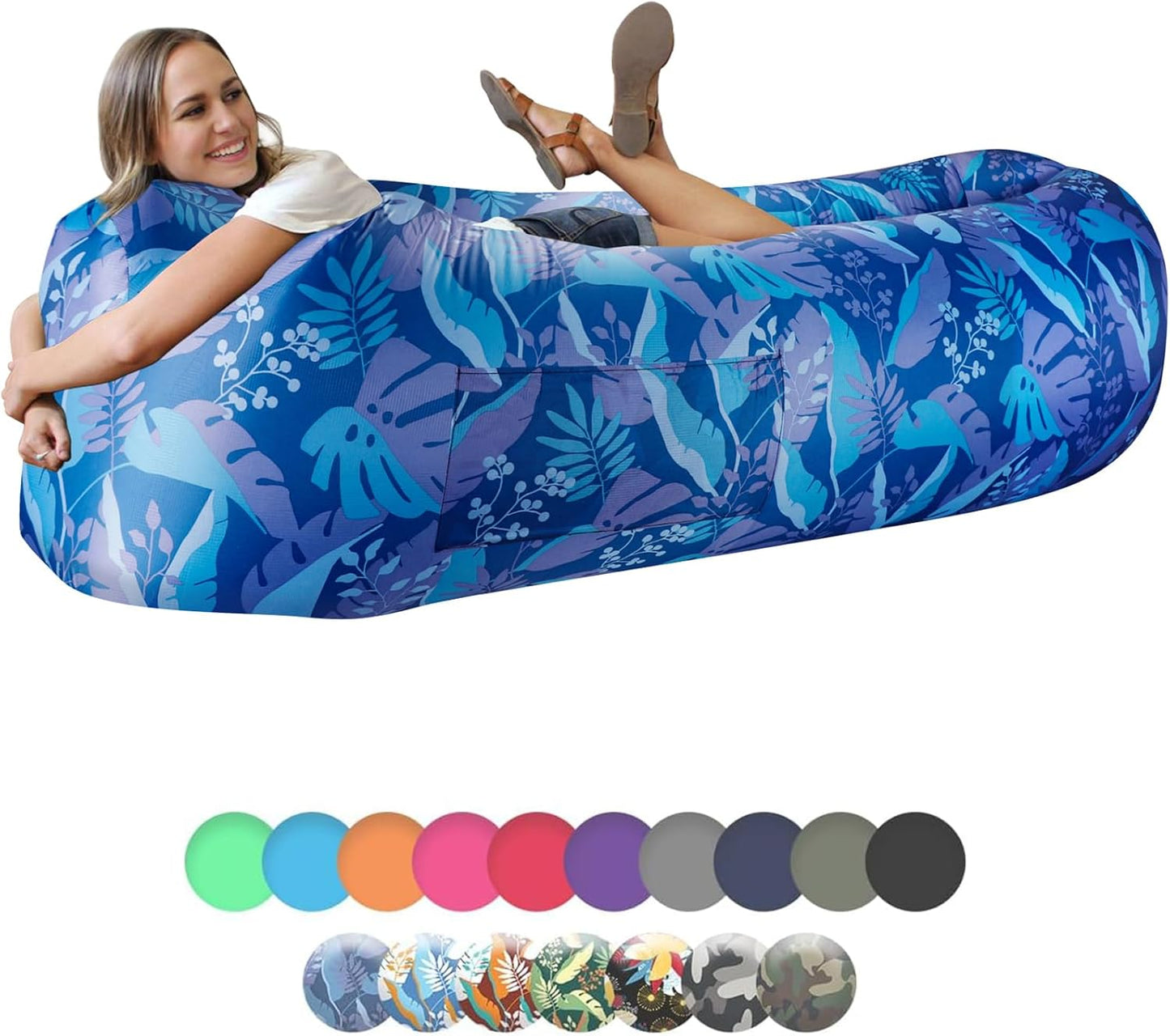 WEKAPO Inflatable Sun Lounger: Portable Air Sofa for Relaxation