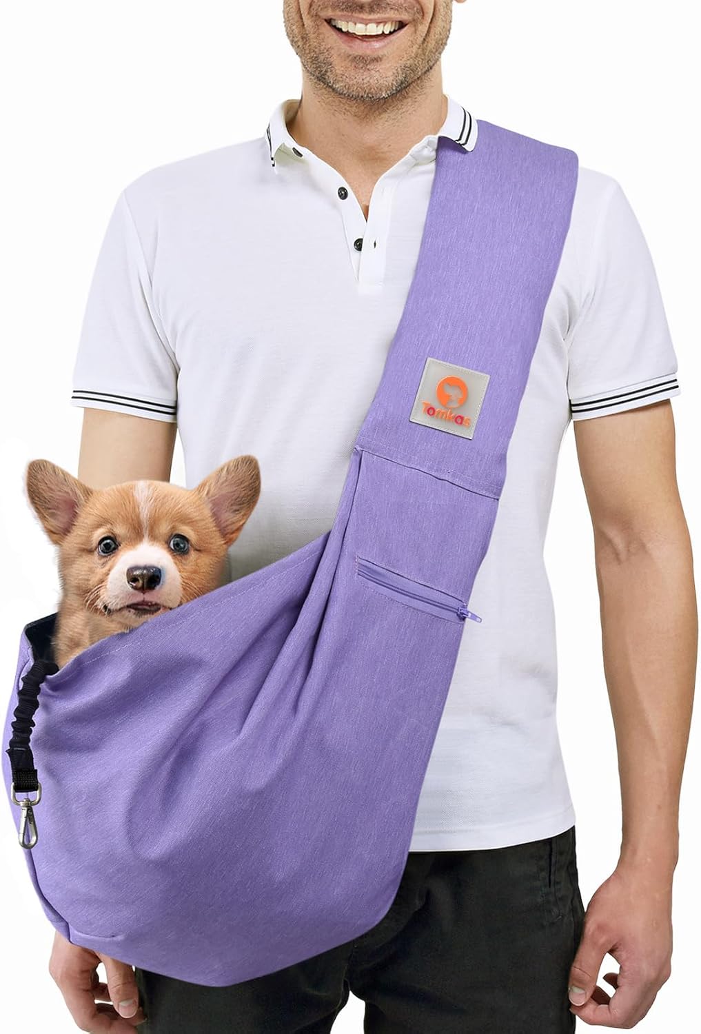 TOMKAS Medium Padded Shoulder Strap Dog Cat Carrier Sling Review