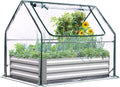 Quictent Raised Garden Bed with Cover for Outdoor Planting
