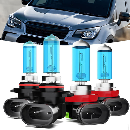Halogen Headlights for Subaru Forester 2014-2018, Pack of 4