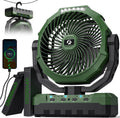 FRIZCOL Rechargeable Camping Fan - Powerful Portable Coolness