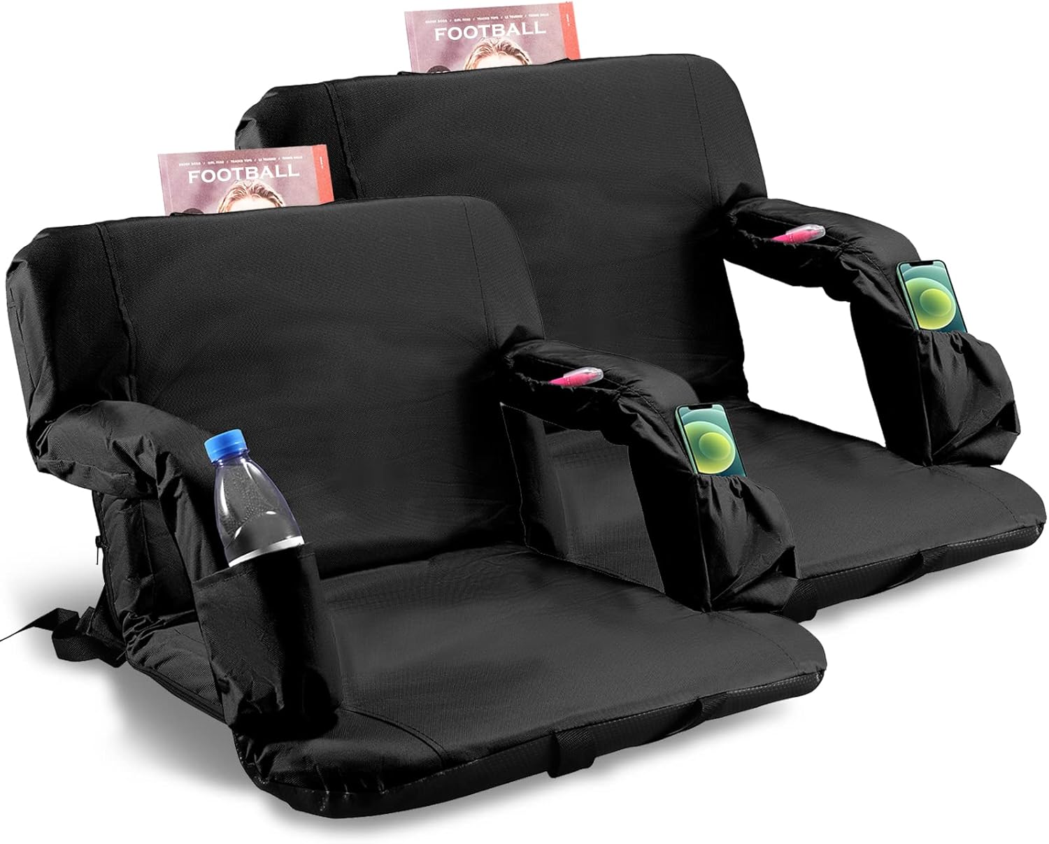 Stadium Seats for Bleachers with Back Support and Comfort