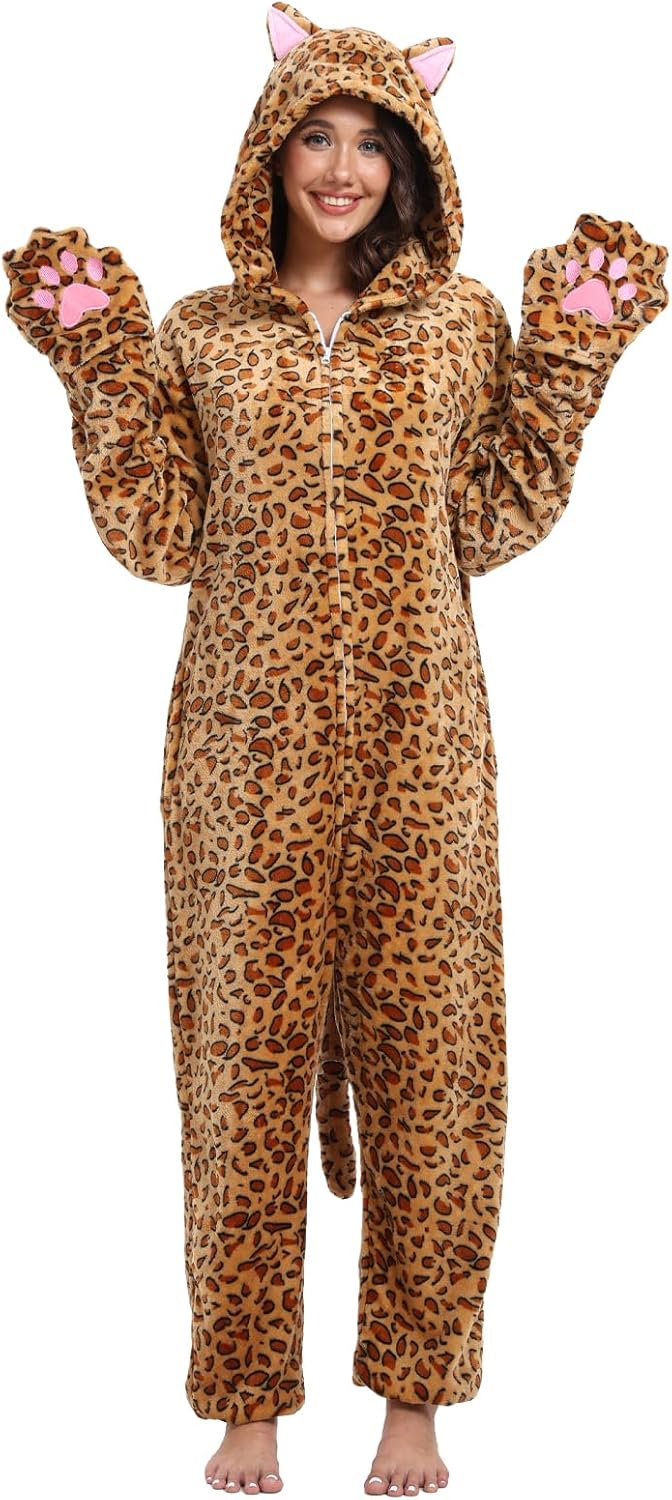 Adult Onesie Pajamas Animal Costume for Halloween Fun
