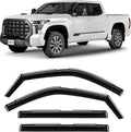 In-Channel Rain Guards for Toyota Tundra CrewMax 2022-2026 - 4 pcs