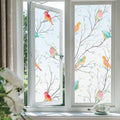 Coavas One Way Window Privacy Film - Reflective Bird Design for Home