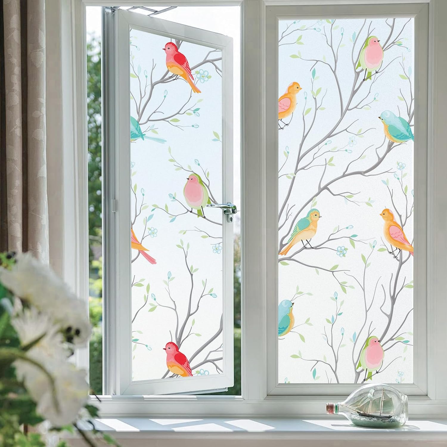 Coavas One Way Window Privacy Film for Home and Office Use