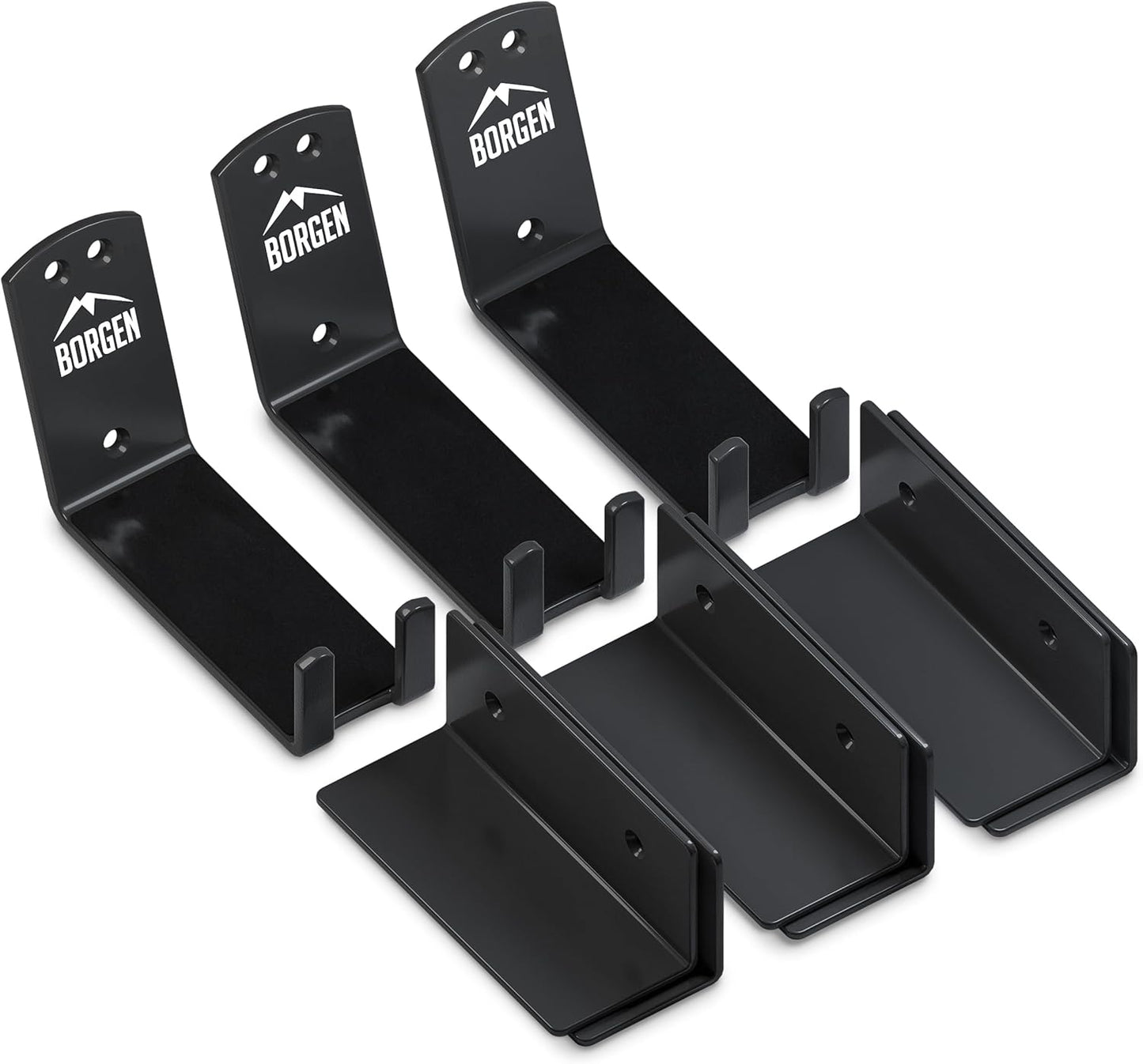 Borgen Bike Wall Mount Pedal Hook for E-Bikes and MTB Storage
