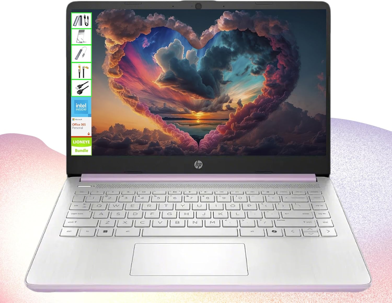 HP Laptop with 14 inch HD Display and 1TB Cloud Storage Bundle