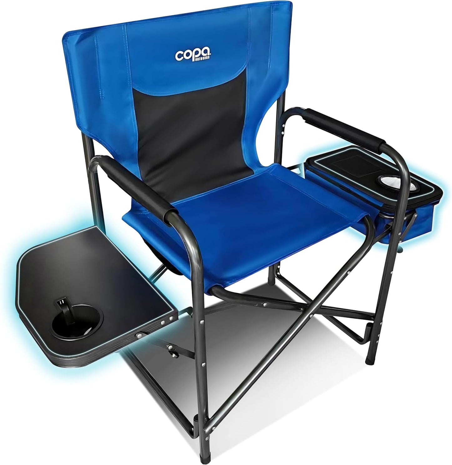Ultra-light Folding Director's Chair - Cooler & Table Included!