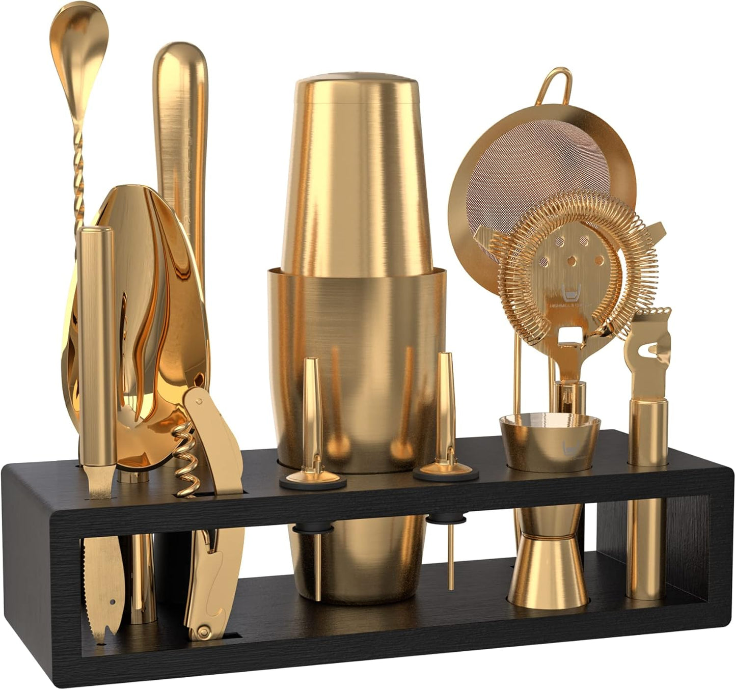 Highball & Chaser Bartender Kit with Bamboo Stand Review