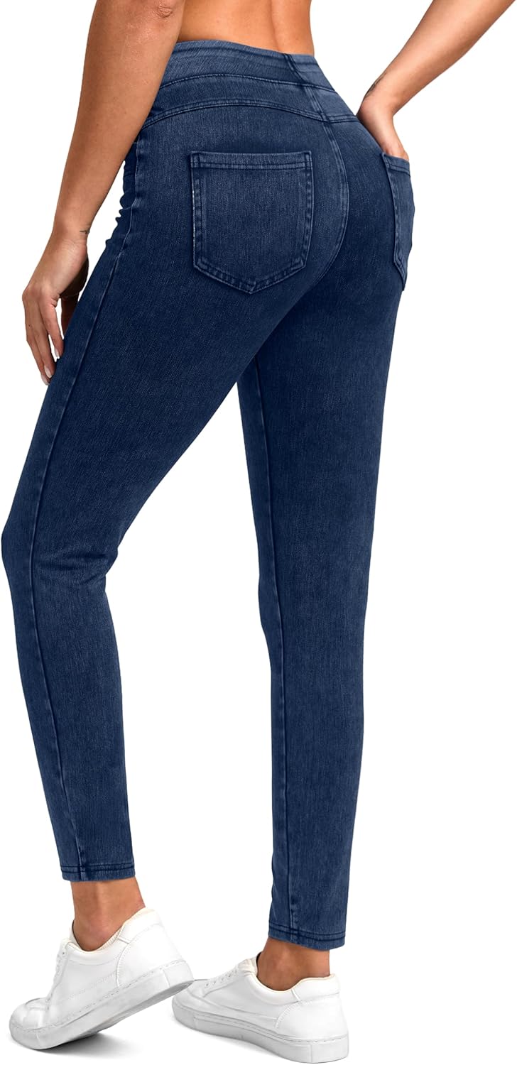 Rammus Jeggings High Waisted Skinny Jean Leggings for Women