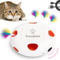 Interactive Cat Toy with 7 Holes - Smart Sensor Feather Play