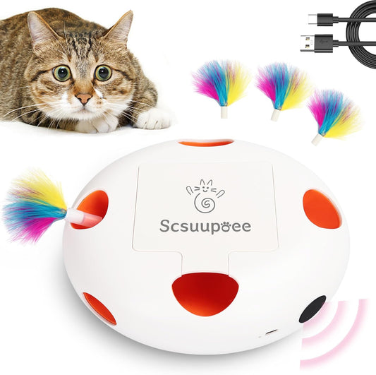 Interactive Cat Toy with Smart Sensor for Endless Fun