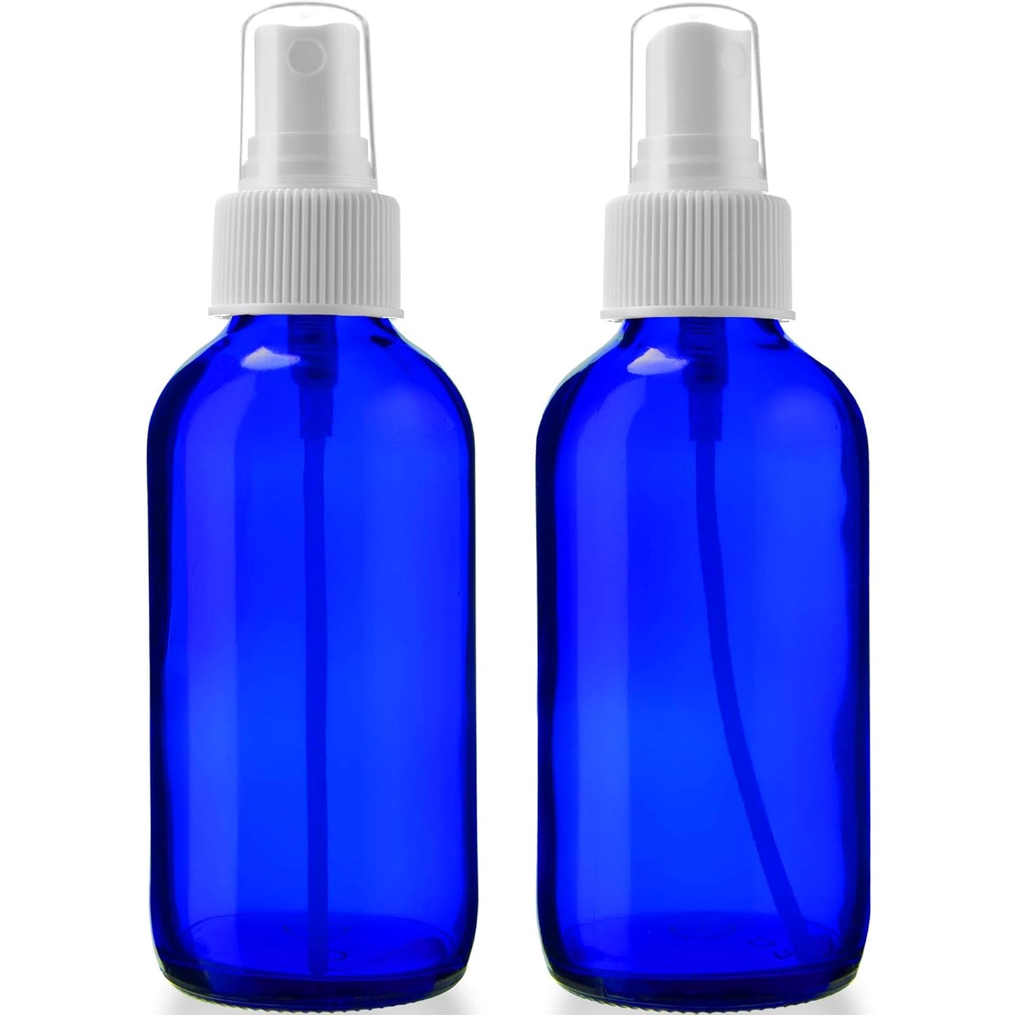 Sally's Organics 4oz Blue Glass Spray Bottles - Versatile Face & Cleaning Misters