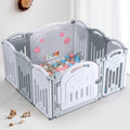 Uanlauo Foldable Playpen for Babies and Toddlers - Sturdy Safe Play