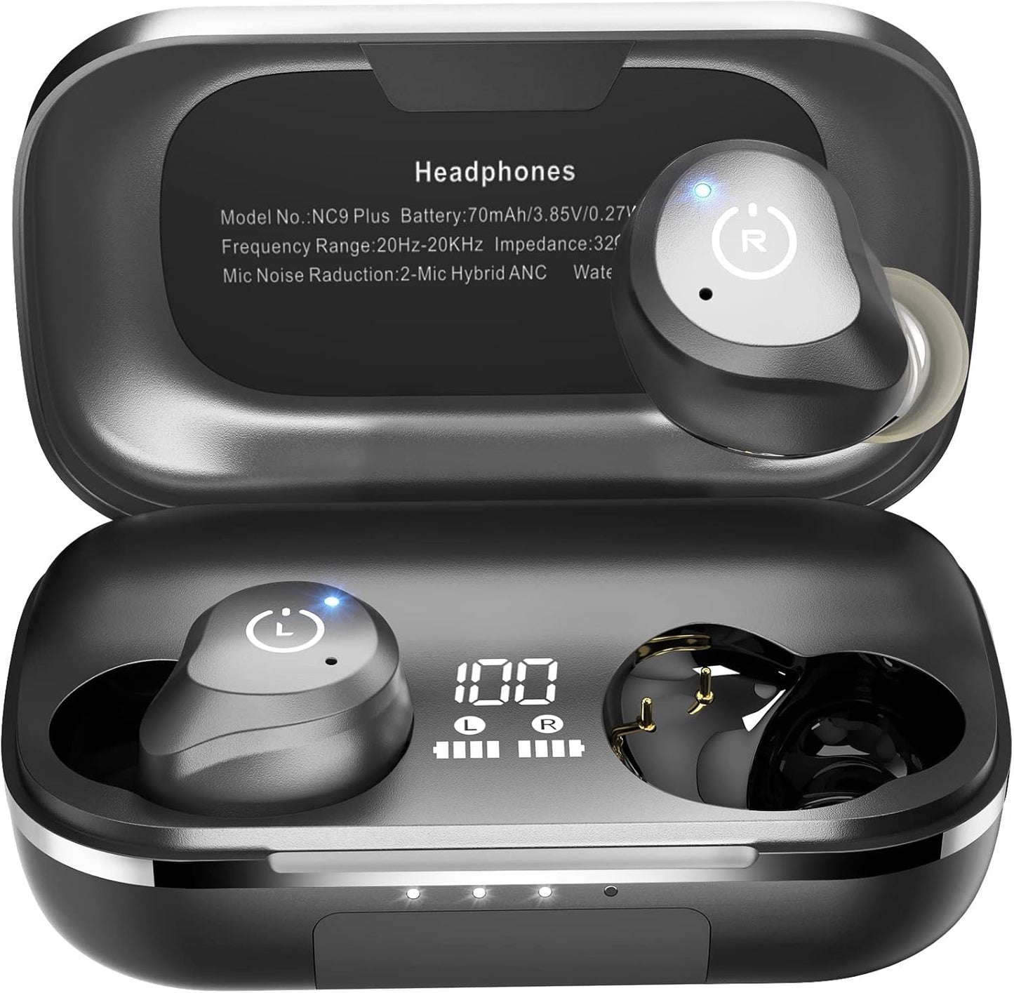 TOZO NC9 Plus Wireless Earbuds: Hybrid Noise Cancelling