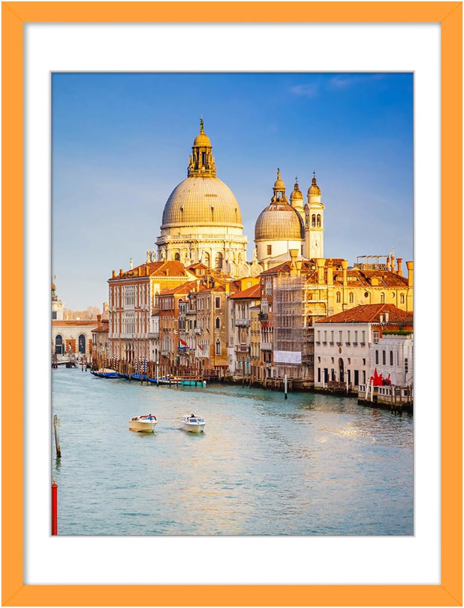 wyooxoo 18x24 Poster Frame in Orange for Stylish Display