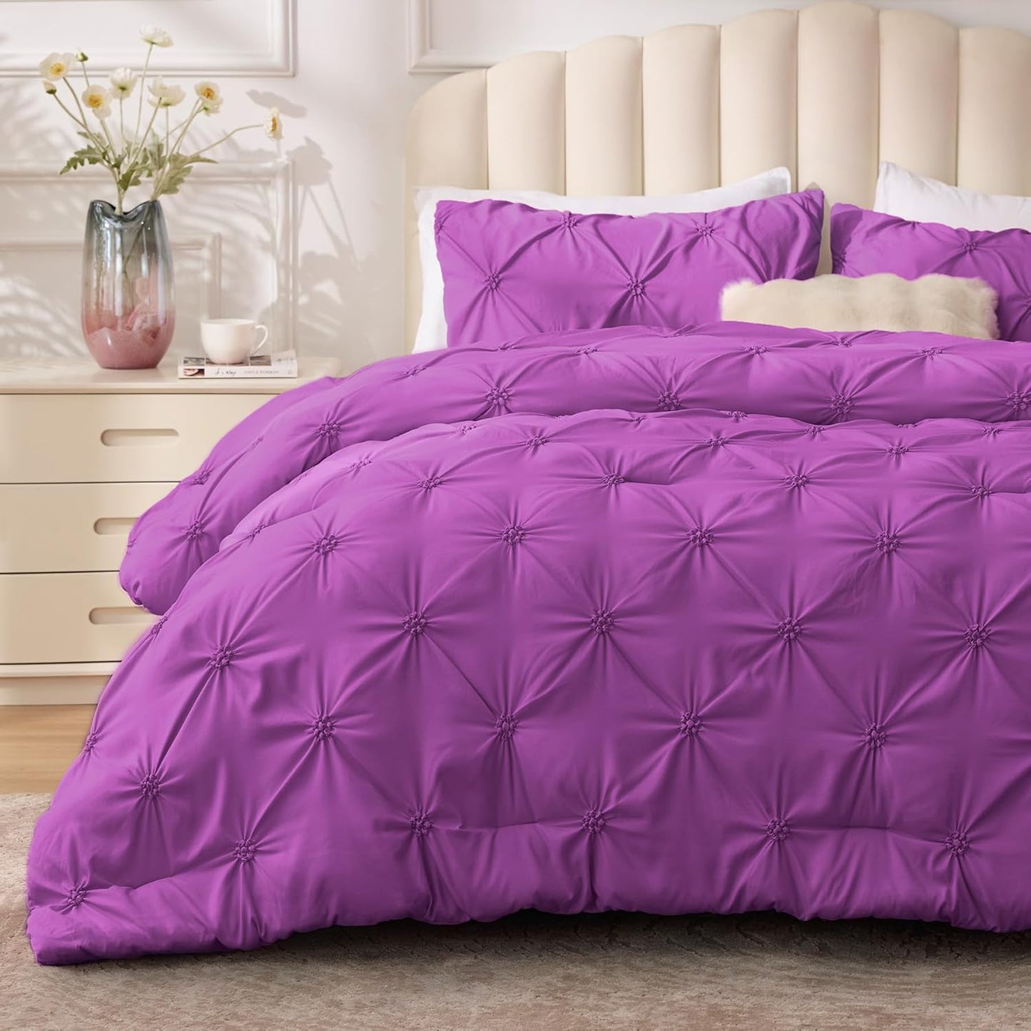 BEDELITE King Size Comforter Set - Lightweight Boho Bedding