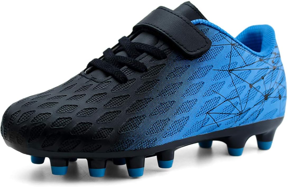 brooman Kids Firm Ground Soccer Cleats for Boys and Girls