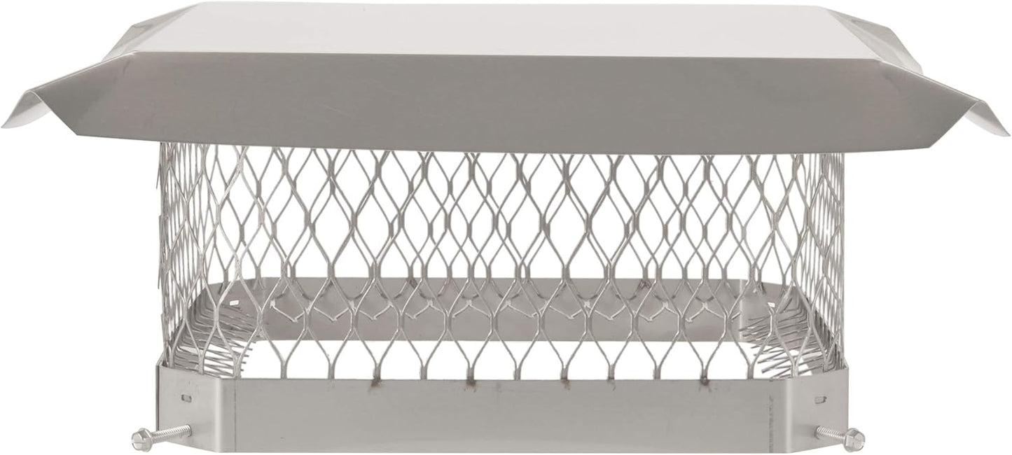 Shelter 13 x 13 Single Flue Bolt-On Chimney Cap for Protection