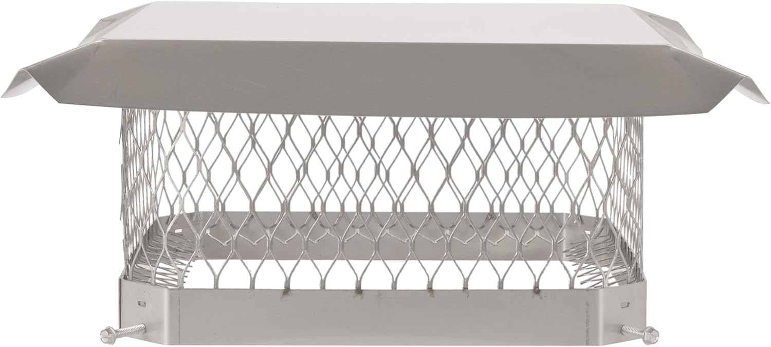Shelter 13 x 13 Single Flue Bolt-On Chimney Cap for Protection