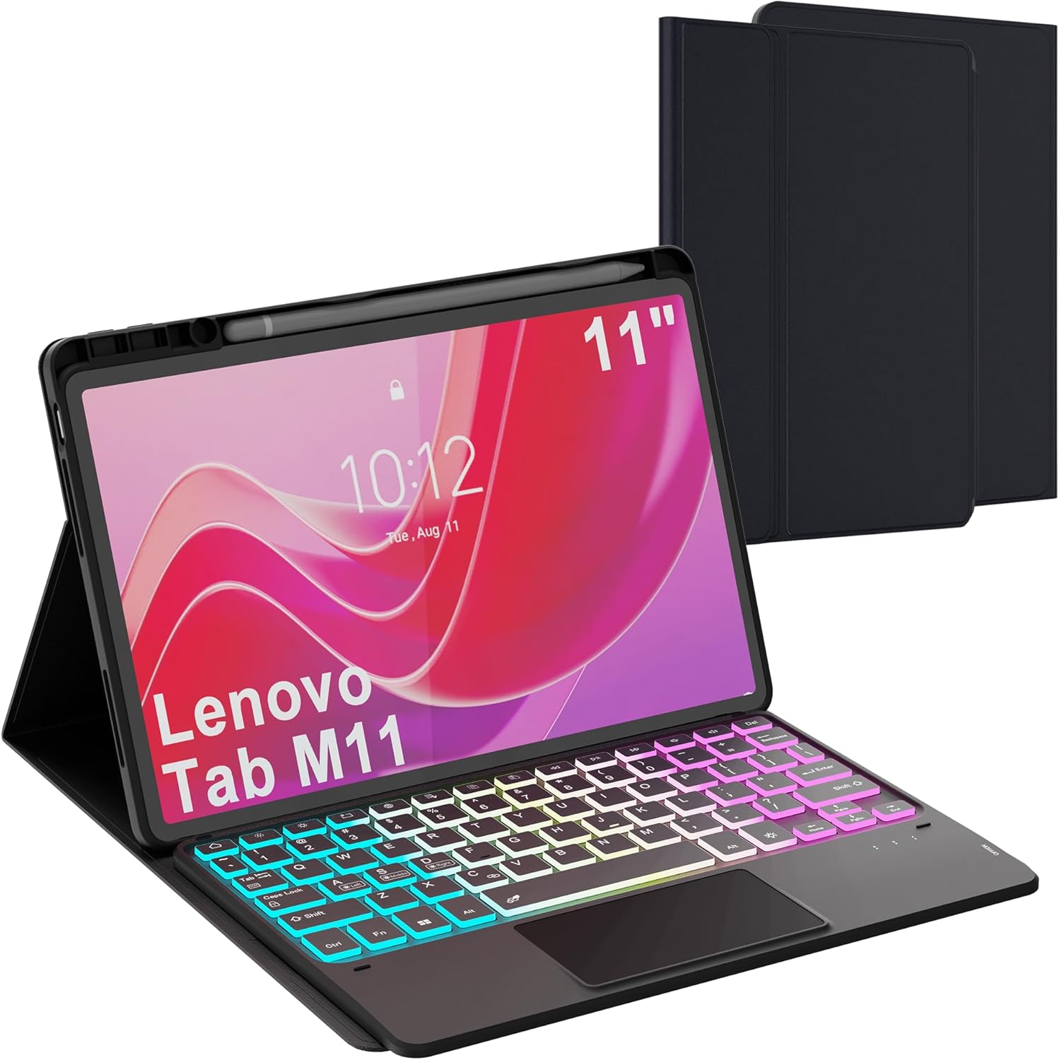 Lenovo Tab M11 11 inch 2024 Keyboard Case with Backlit Trackpad