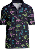 Performance Athletic Fit Men's Golf Polo Shirt - Moisture Wicking into