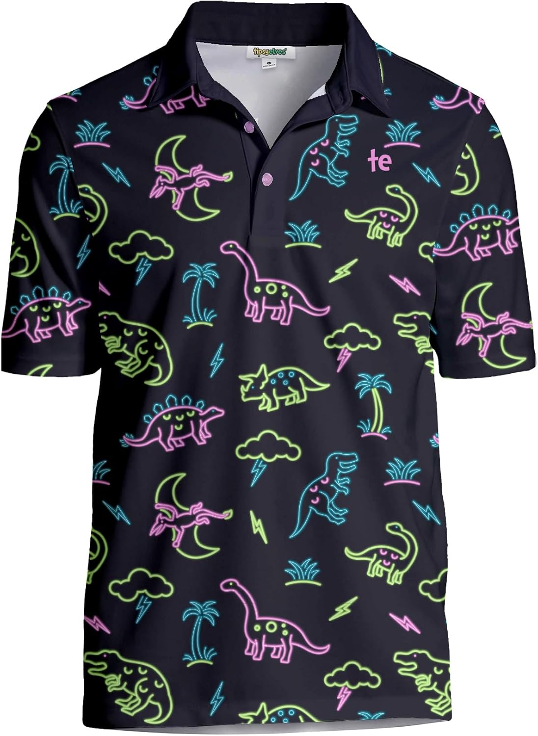 Tipsy Elves Golf Shirts for Men - Performance Athletic Fit Polos