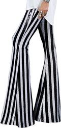 Women's EVALLESS Sequin Pants with Glitter for Chic Fashion Moments