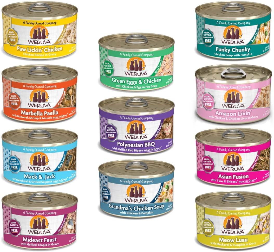 Weruva Classic Cat Variety Pack with 11 Flavors for Cats