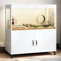 Hamster Cage Large Cabinet with 360 View and LED Lights - Spacious