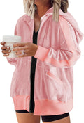 Eytino Plus Size Long Sleeve Zip Up Oversized Hoodie - Cozy Layer
