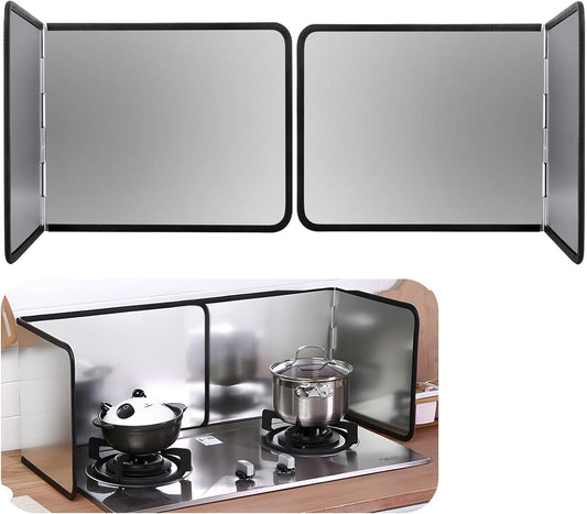Guvarog Foldable Stove Guard - Grease-Free Cooking!