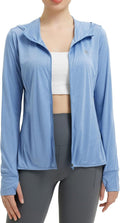 Women's Sun Protection Hoodie Jacket - UPF 50+ Lightweight Sun Cover