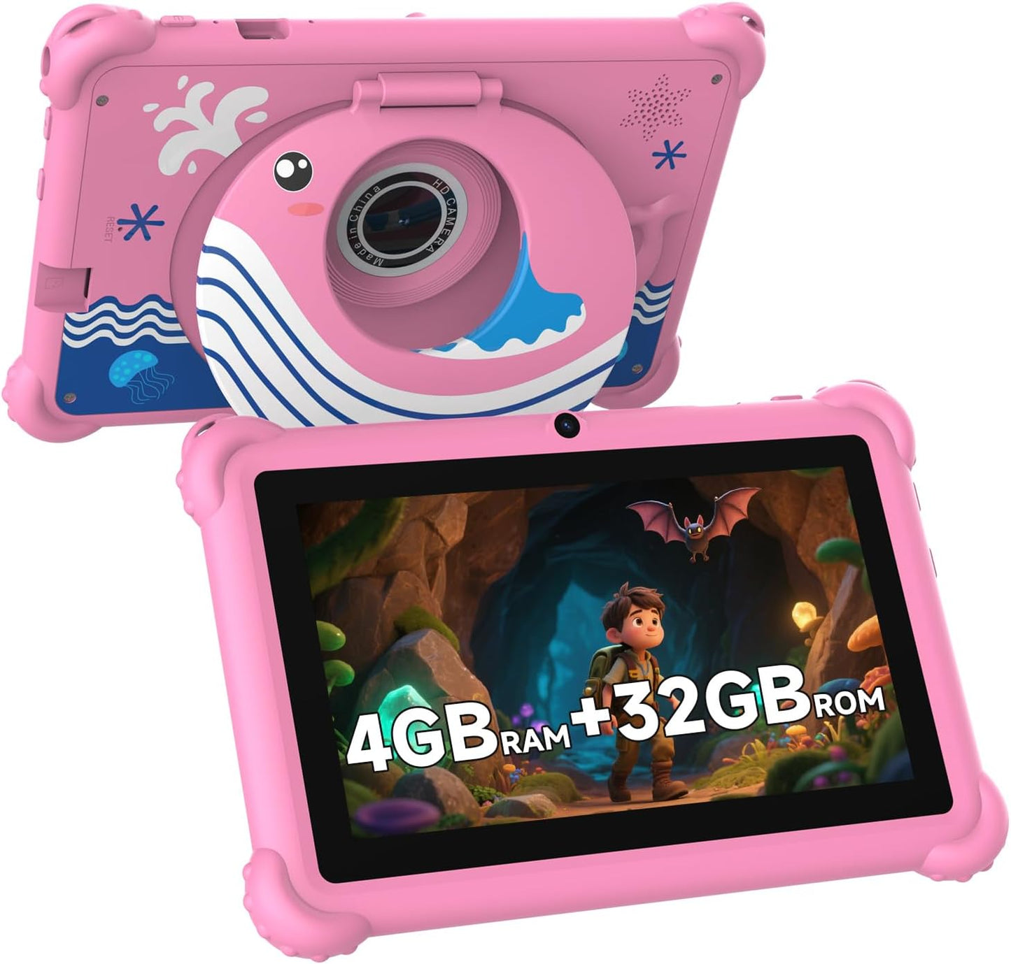 7-inch Kids Tablet for Toddlers with Parental Controls & More